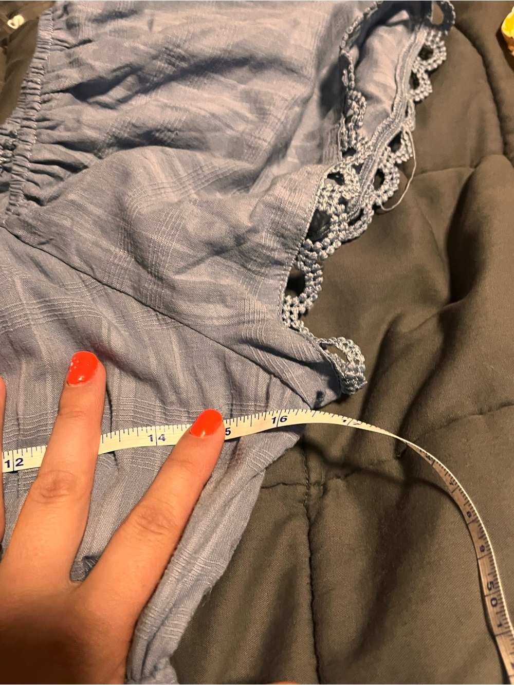 Blue boho romper - Picture 3 of 4